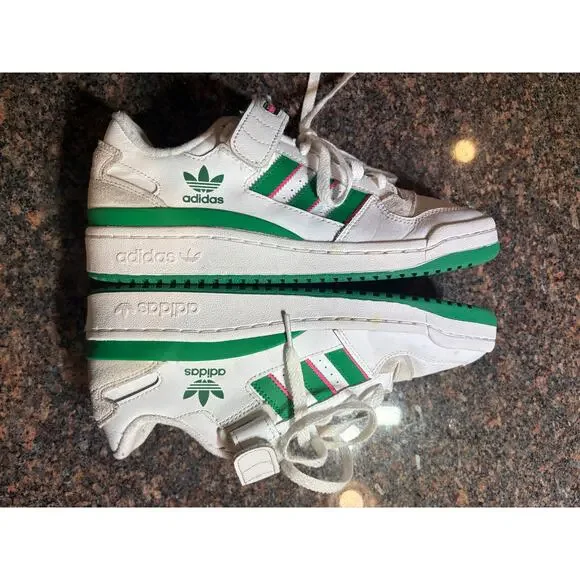 adidas Women's Forum Low Basketball "Watermelon" Green/Pink Size 8.5 - Picture 13 of 16
